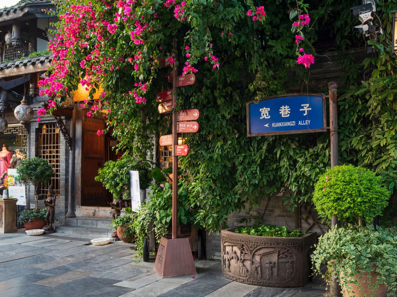 成都秋日与熊猫基地