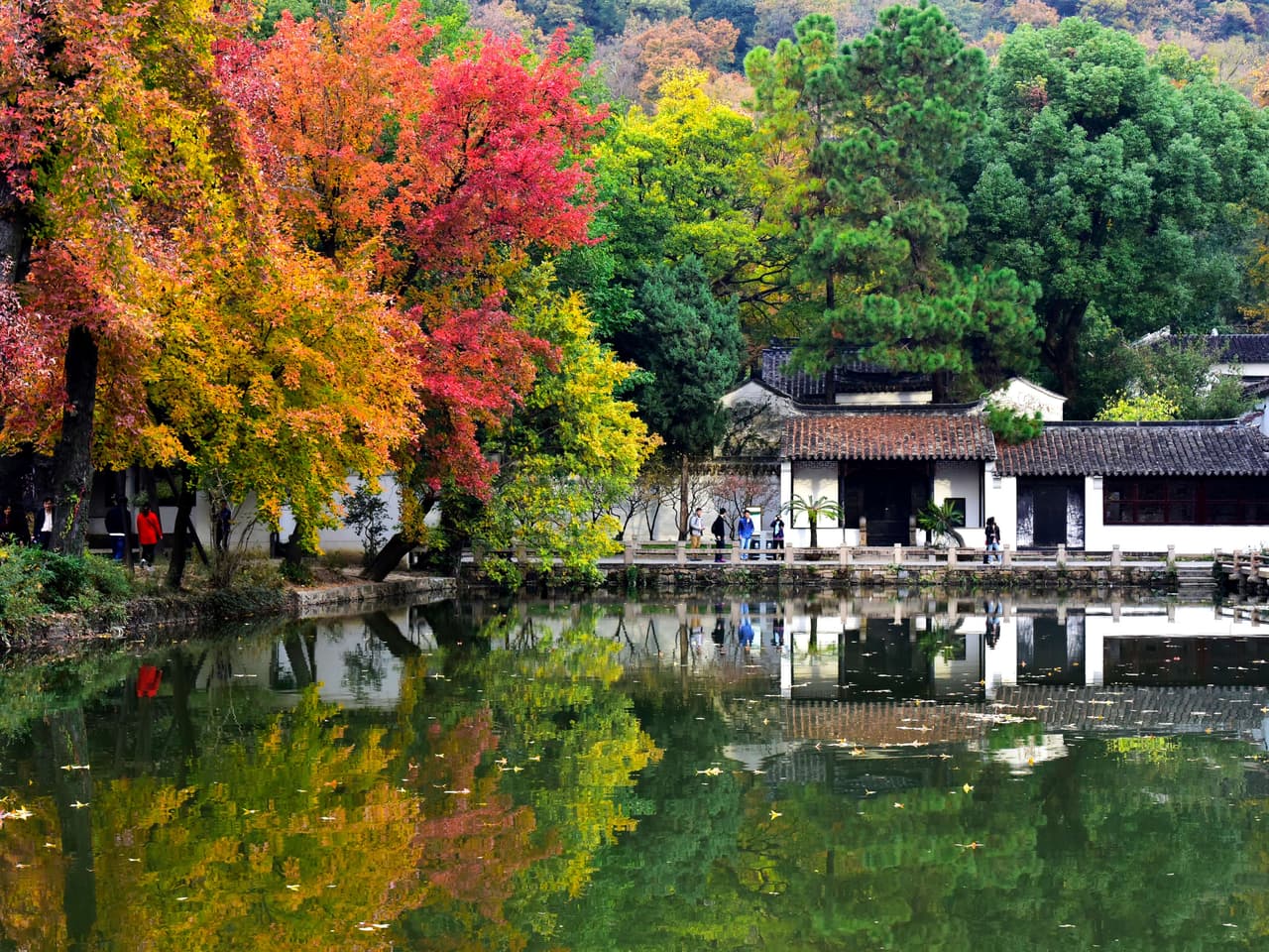 苏州园林与太湖秋景